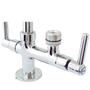Imagem de 7142 C80 Torneira Gourmet Bica Móvel Bancada Pia Mesa Cozinha Tubo Flexível Cromado Chuveirinho Saída Filtro 1/2 Purificador 1/4 