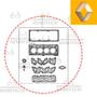 Imagem de 7701467154 - jogo de juntas completo - com retentores - para motor c3g 1.2 8v - 1992 a 1997 - twingo