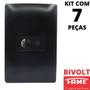 Imagem de 7un Campainha Cigarra Bivolt Com Placa Habitat Black FAME