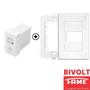 Imagem de 7un Campainha Cigarra Bivolt Pulsador Com Placa Evidence FAME