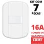 Imagem de 7un Interruptor Paralelo Three Way 16A Com Placa Blanc Mais FAME