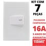 Imagem de 7un Interruptor Pulsador Campainha 16A Com Placa Evidence FAME