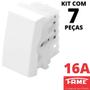 Imagem de 7un Módulo Interruptor Intermediário Four Way 16A Modulare Evidence Blanc Mais FAME