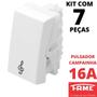 Imagem de 7un Módulo Interruptor Pulsador Campainha 16A Modulare, Evidence, Blanc Mais FAME