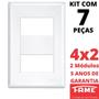 Imagem de 7un Placa 4X2 02 Módulo Com Suporte Evidence FAME 2886/3895