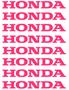 Imagem de 8 Adesivos Honda Branco Para Roda De Moto Liga Leve