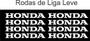 Imagem de 8 Adesivos Honda Branco Para Rodas De Liga Leve Motos 28X3,5