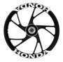 Imagem de 8 Adesivos Honda Branco Para Rodas De Liga Leve Motos 28X3,5