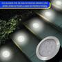 Imagem de 8 Balizadores Spot Led Cob 7w Ip67 Bivolt Luz Branco Frio