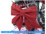 Imagem de 8 Laços de Natal Vermelho Gliter NATAL129V - Casambiente