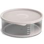 Imagem de 8 Pote Para Alimentos Transparente Redondo 370 ml Com Tampa