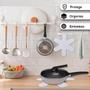 Imagem de 8 Protetor Térmico de Panela e Pratos de Aço Inox, Porcelana, Cerâmica, Vidro e Madeira - Sisal Branco - Protege Mesa