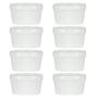 Imagem de 8 Ramekin de Porcelana Classic Branco 6cm x 4cm Lyor