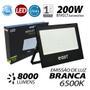 Imagem de 8 Refletor Led Easy 200W Luz Branco Frio 6500K Bivolt 127/220v