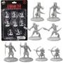 Imagem de 8 Unpainted Fantasy Kobold Mini Figures- Todos os designs únicos- 1 "Hex-Size compatível com DND Dungeons and Dragons & Pathfinder e todos os jogos de mesa RPG