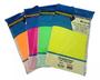 Imagem de 80 Folhas Papel Tipo Neon Na Massa 180g A4 4 Cores