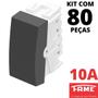 Imagem de 80un Módulo Interruptor Paralelo Three Way 10A Habitat Black FAME