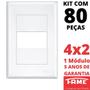 Imagem de 80un Placa 4X2 01 Módulo Com Suporte Evidence FAME 2885/3894
