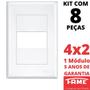 Imagem de 8un Placa 4X2 01 Módulo Com Suporte Evidence FAME 2885/3894