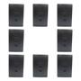 Imagem de 8un Tomada Tripla USB Bivolt 15W 5V 3A Com Placa Habitat Black FAME