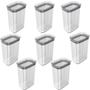 Imagem de 8X Porta Temperos Pote 2,3L Organizador Ou Block Hermético