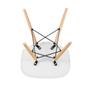 Imagem de 9 Cadeiras Charles Eames Eiffel Dsw Clara Branco