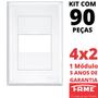 Imagem de 90un Placa 4X2 01 Módulo Com Suporte Evidence FAME 2885/3894