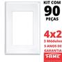 Imagem de 90un Placa 4X2 03 Módulo Com Suporte Evidence FAME 2887/3896