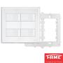 Imagem de 9un Interruptor Paralelo 16A 4 Teclas 4x4 Evidence FAME