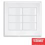 Imagem de 9un Interruptor Simples 16A 6 Teclas 4x4 Evidence FAME