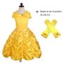 Imagem de A bela e a besta princesa belle vestido 2-3 anos