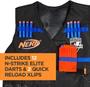 Imagem de A série oficial Nerf Tactical Vest N-Strike Elite inclui 2 clipes de seis dardos e 12 dardos oficiais da Elite Nerf para crianças, adolescentes e adultos (exclusivo da Amazon)