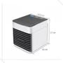 Imagem de A Solução Portátil para Seu Conforto: Mini Ar Condicionado Climatizador em Branco e Cinza