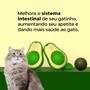 Imagem de Abacate De Brinquedo Para Gatos Com Catnip Erva Gato Natural