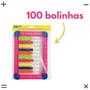 Imagem de Abaco Contador Escolar com 100 Bolinhas e Tripé KAZ Cores Sortidas Brinquedo Educacional Matemática