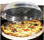 Imagem de Abafador De Pizza Em Alumínio P/churrasqueira 40cm POLIDO