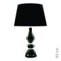 Imagem de Abajour Em Cristal Murano Preto - São Marcos 43Cm