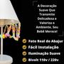 Imagem de Abajur Com Pingentes Balas Coloridas Decorar Quarto De Bebê