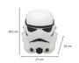 Imagem de Abajur De Mesa Luminária Stormtrooper Star Wars Branco Jornada nas estrelas Geek Decoração Colecionável Fãs Menino Nerd
