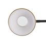Imagem de Abajur de Mesa Nordecor Zavi 2551 Led Ouro Fosco com Preto Bivolt