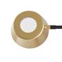Imagem de Abajur de Mesa Nordecor Zavi 2551 Led Ouro Fosco com Preto Bivolt