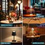 Imagem de Abajur de Mesa Recarregável e Sem Fio com Toque - LED, Escurecimento Gradual e Luz Noturna