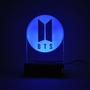 Imagem de Abajur e Luminária BTS de Acrílico com LED Azul