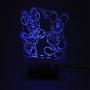 Imagem de Abajur e Luminária Mickey e Minnie de Acrílico com LED Azul