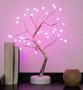 Imagem de Abajur Luminária Árvore LED ROSA Decoração funciona com cabo USB