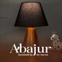 Imagem de Abajur Luminaria Clássico Cobre Com Cúpula tecido Algodão 2 UNIDADES
