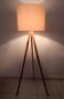 Imagem de Abajur Luminária De Chão Cupula De Tecido Moderna Elegante