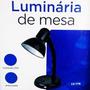 Imagem de Abajur luminária de mesa articulada lk-778 luatek preto