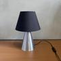 Imagem de Abajur luminária de Mesa Cone Escovado Com Cúpula Para Sala, Quarto, Cabeceira de Cama, Escritório, Casa