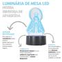 Imagem de Abajur Luminária de Mesa Decorativa Religiosa LED Santa Nossa Senhora Aparecida
